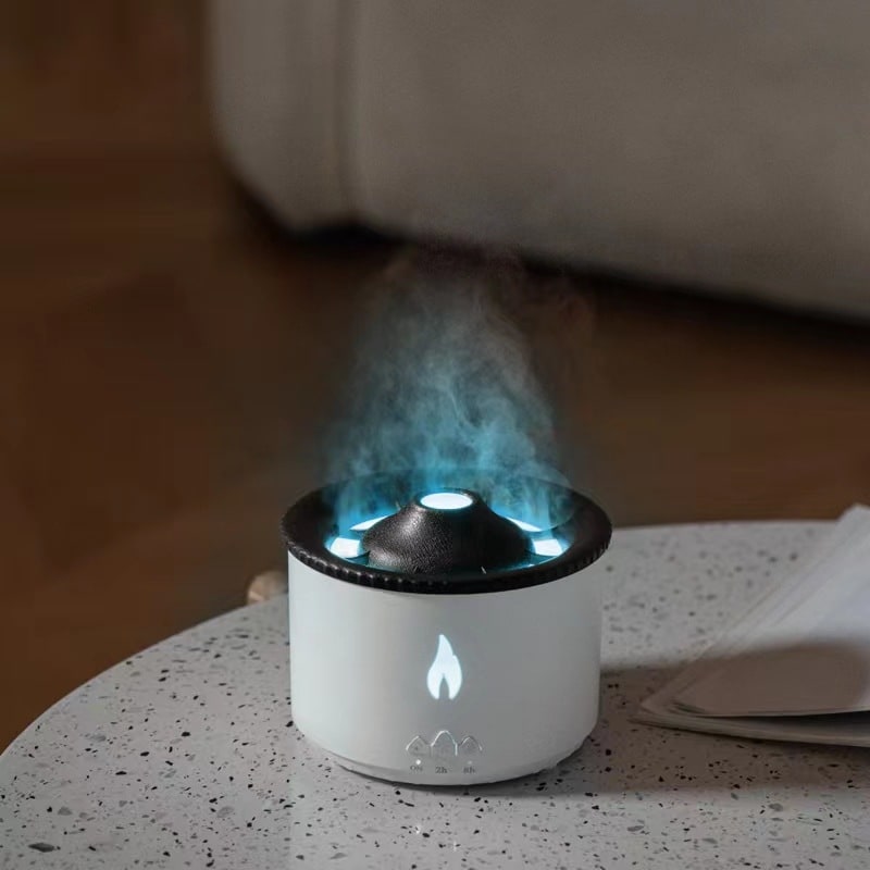 Enchanting Aroma Diffuser with Flame Light & Mist Effects