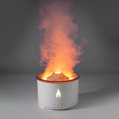 SerenityMist Aromatherapy Diffuser with Flame Light Effects