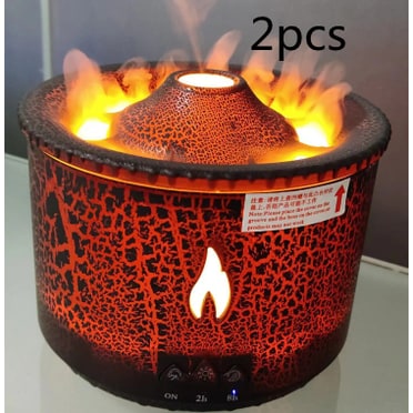 SerenityMist Aromatherapy Diffuser with Flame Light Effects