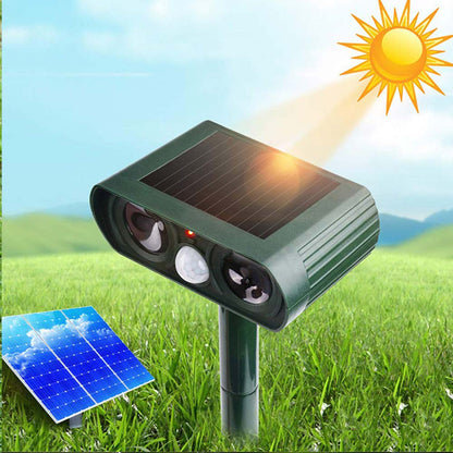 Solar Ultrasonic Deterrent for Birds and Animals | Quiet Outdoor Areas