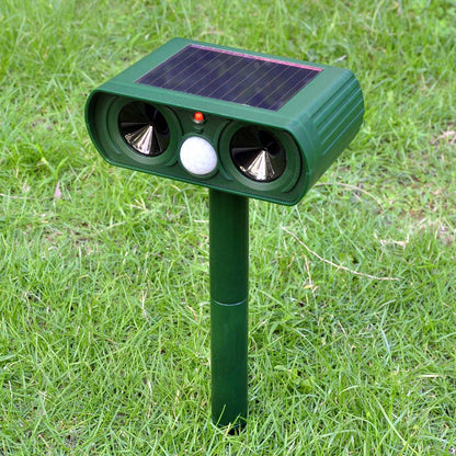 Solar Ultrasonic Deterrent for Birds and Animals | Quiet Outdoor Areas