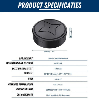 Compact and Accurate Mini GPS Locator Tracker