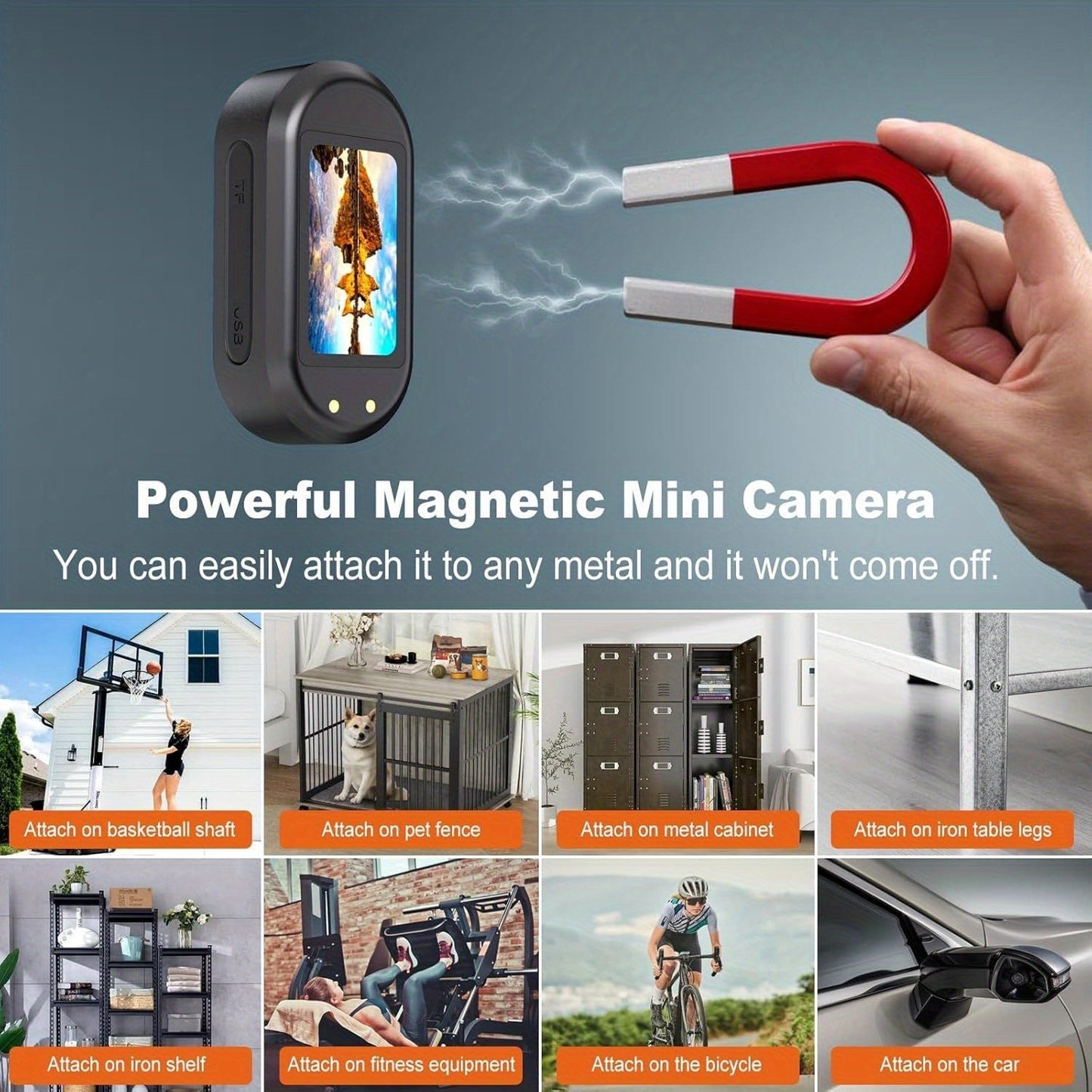 2.7K Ultra HD Compact Body Camera with 300 Minutes of Battery Life