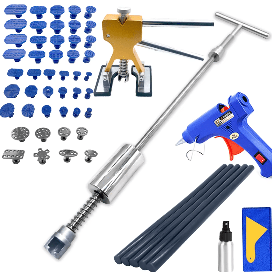 Dent Repair Kit with Precision Puller | Gentle Finish Restoration | For Cars, Motorcycles & Metal Surfaces