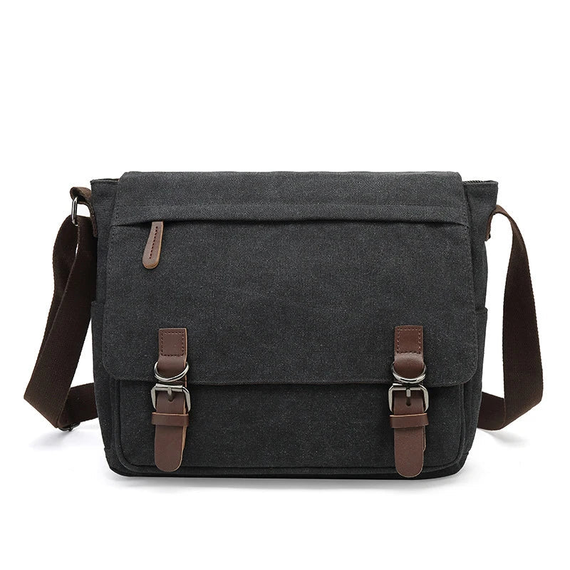 Stylish Canvas Shoulder Bag for On-the-Go Organization