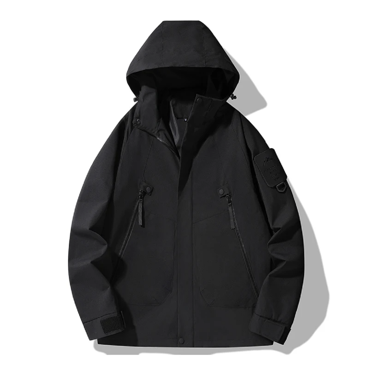 Waterproof Rain Jacket for All Genders – Wind Resistant Outdoor Coat