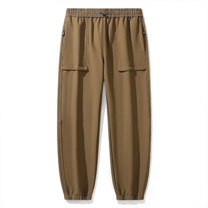Water-Resistant Fleece-Lined Joggers for Unisex Winter Travel