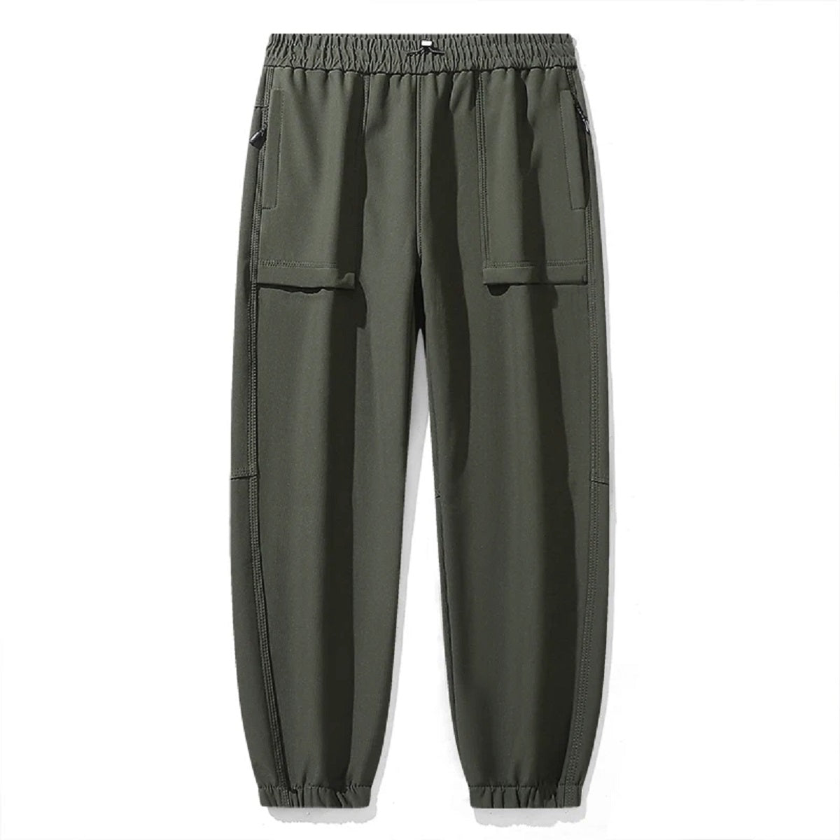 Water-Resistant Fleece-Lined Joggers for Unisex Winter Travel