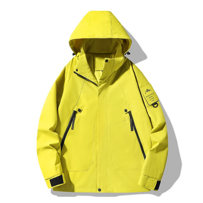Waterproof Rain Jacket for All Genders – Wind Resistant Outdoor Coat
