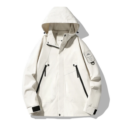 Waterproof Rain Jacket for All Genders – Wind Resistant Outdoor Coat