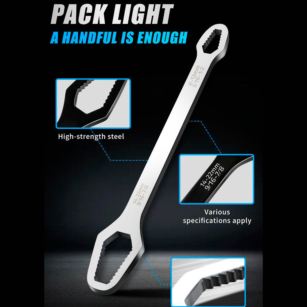 Universal Wrench with Adjustable Size 8-22 mm