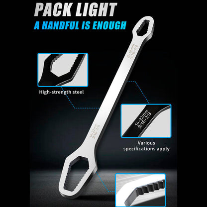 Universal Wrench with Adjustable Size 8-22 mm