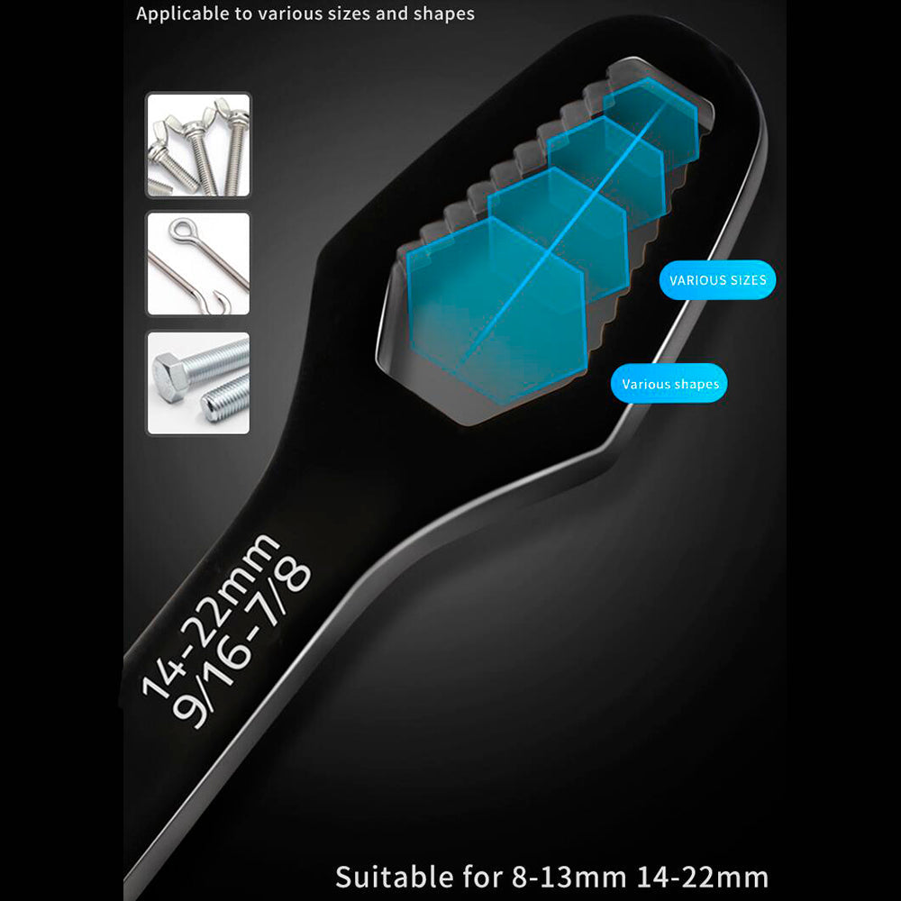Universal Wrench with Adjustable Size 8-22 mm