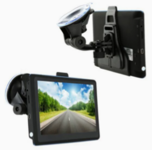 Car, Truck, and Van Navigation System with Large Screen for Video and Audio