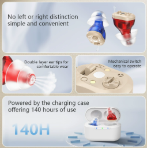 Invisible Hearing Aids - Rechargeable, Discreet & Comfortable