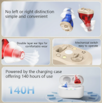 Invisible Hearing Aids - Rechargeable, Discreet & Comfortable