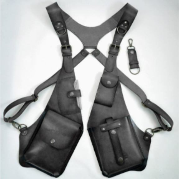 Versatile Leather Shoulder Holster for Stylish Storage