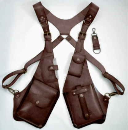 Versatile Leather Shoulder Holster for Stylish Storage