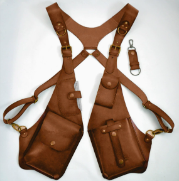 Versatile Leather Shoulder Holster for Stylish Storage