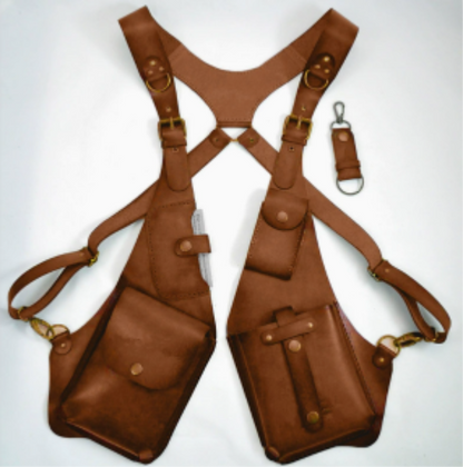 Versatile Leather Shoulder Holster for Stylish Storage