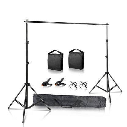 Green Screen Support Frame with Carry Bag - Photography Backdrop Stand Set