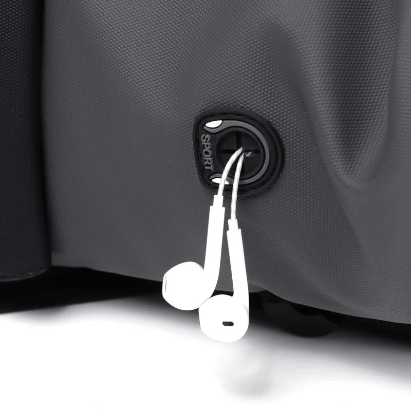 25L Water-Resistant Laptop Backpack with USB Port and Multiple Pockets