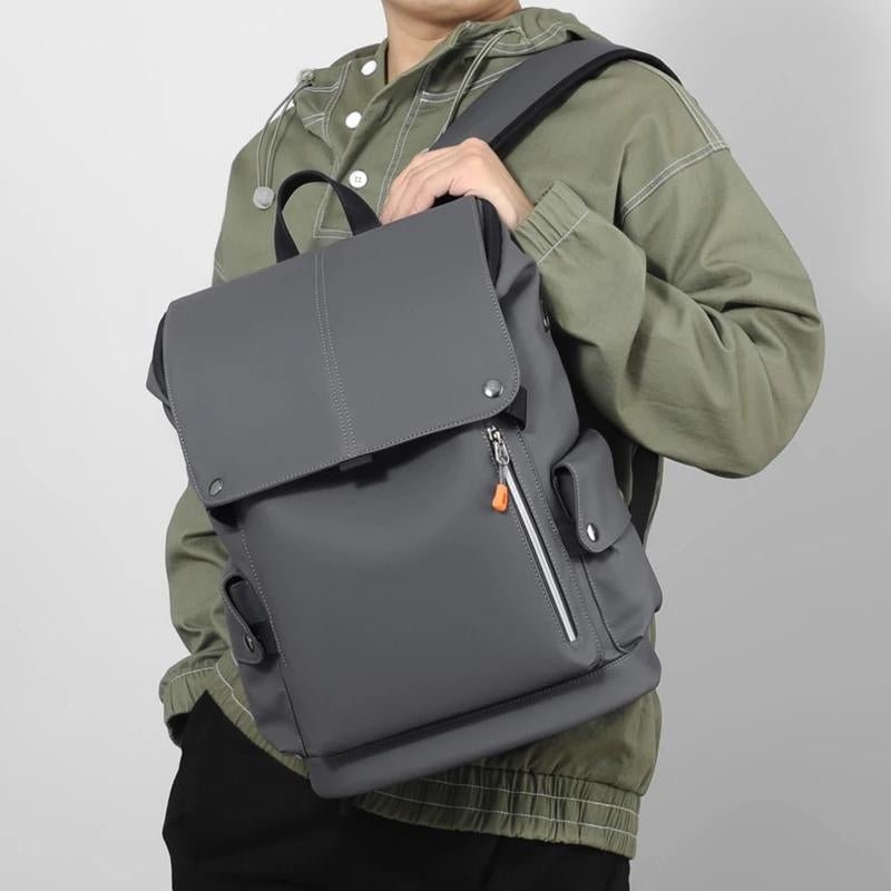 25L Water-Resistant Laptop Backpack with USB Port and Multiple Pockets