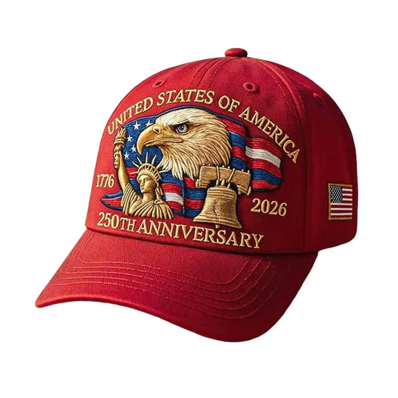 American Spirit Adjustable Cap with Eagle & Liberty Emblem