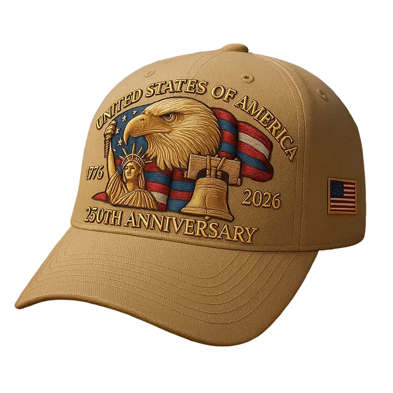 American Spirit Adjustable Cap with Eagle & Liberty Emblem