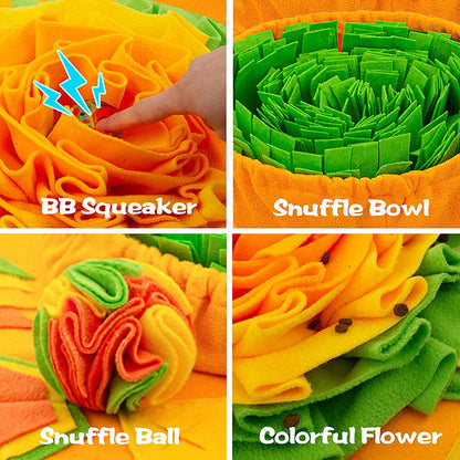 Dog Snuffle Mat for Interactive Feeding and Play
