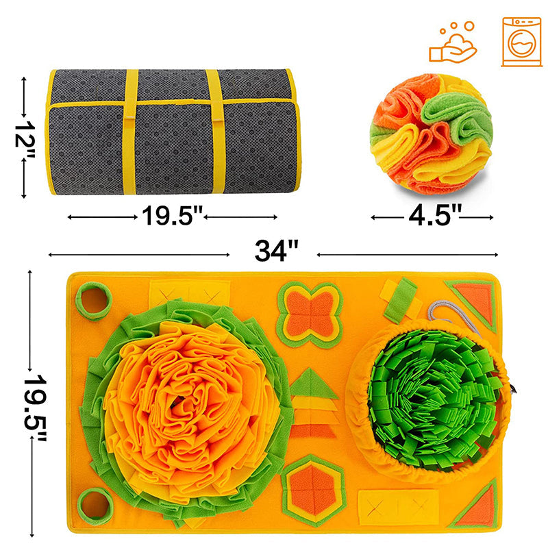 Dog Snuffle Mat for Interactive Feeding and Play