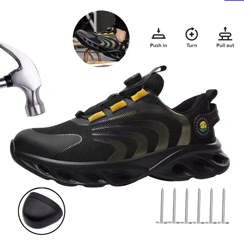 Comfort-First Safety Sneakers for Work and Play
