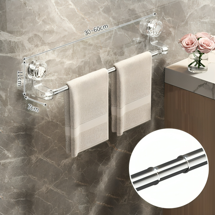 Adjustable Suction Cup Towel Holder