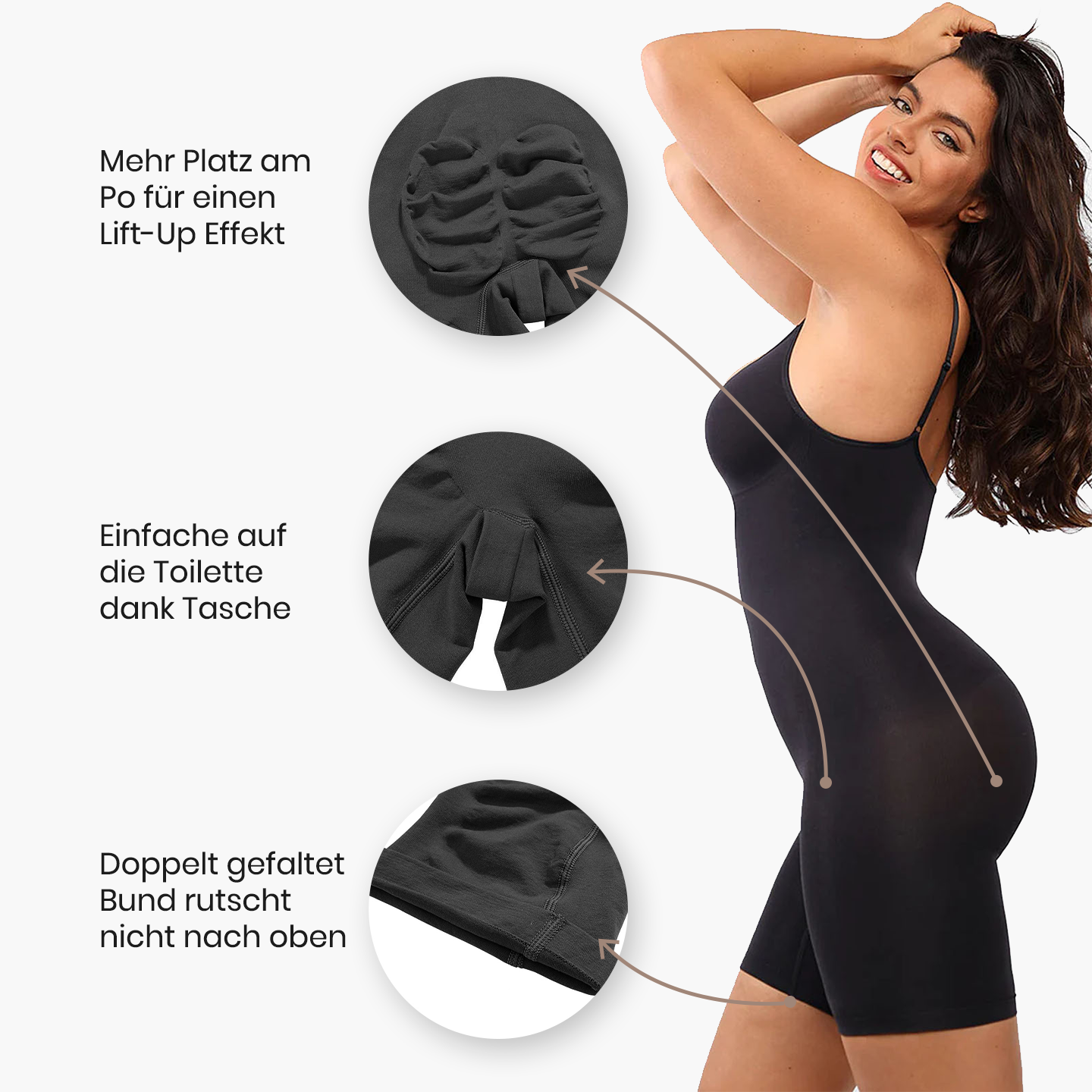 Sculpting Bodysuit Shapewear with Shorts – Ideal Fit and Comfort for Any Occasion