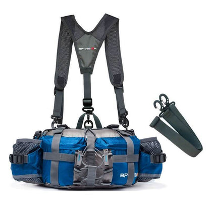 Waterproof Hiking Waist Pack with Bottle Holder
