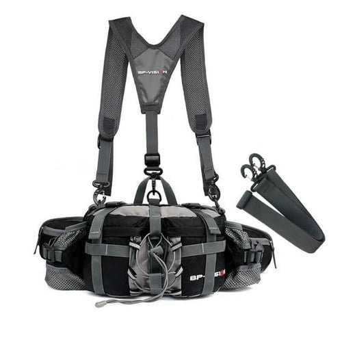 Waterproof Hiking Waist Pack with Bottle Holder