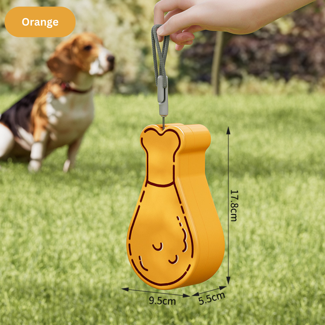 Portable Pet Feeding Solution - Fun Drumstick Style