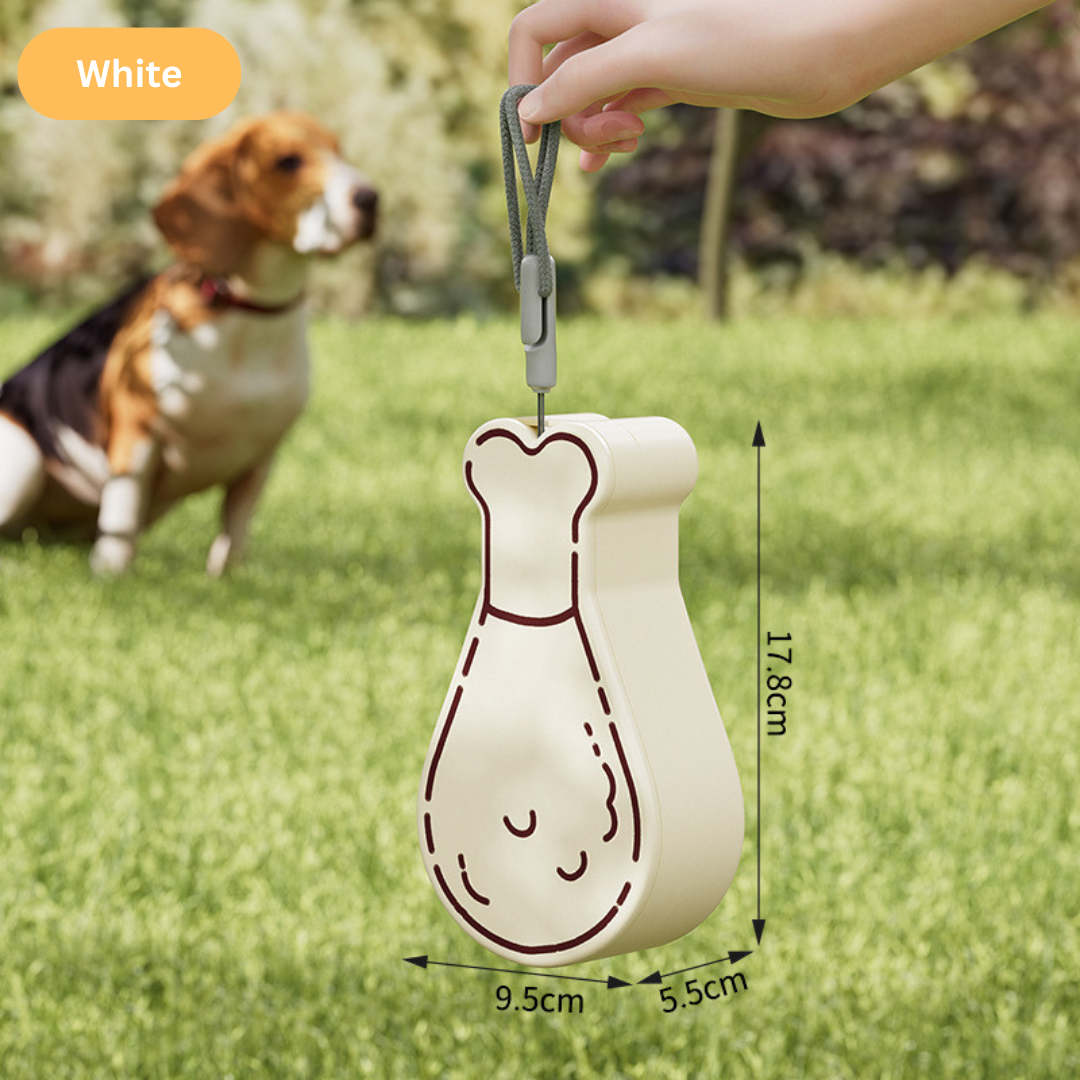 Portable Pet Feeding Solution - Fun Drumstick Style