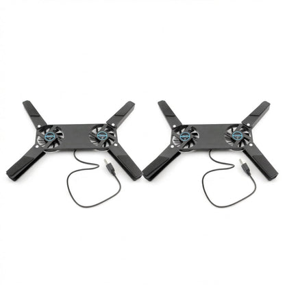 Portable Laptop Cooling Stand with Dual 60mm Fans