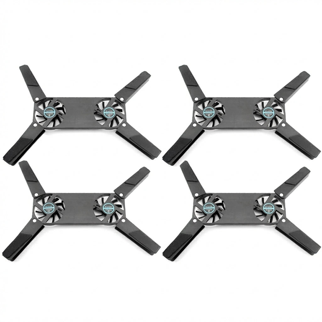 Portable Laptop Cooling Stand with Dual 60mm Fans