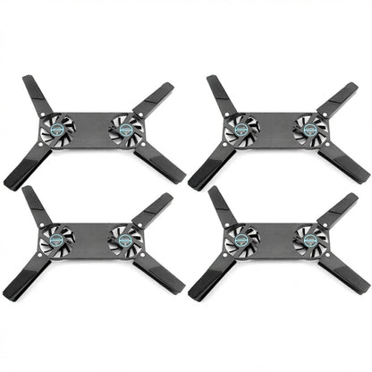 Portable Laptop Cooling Stand with Dual 60mm Fans