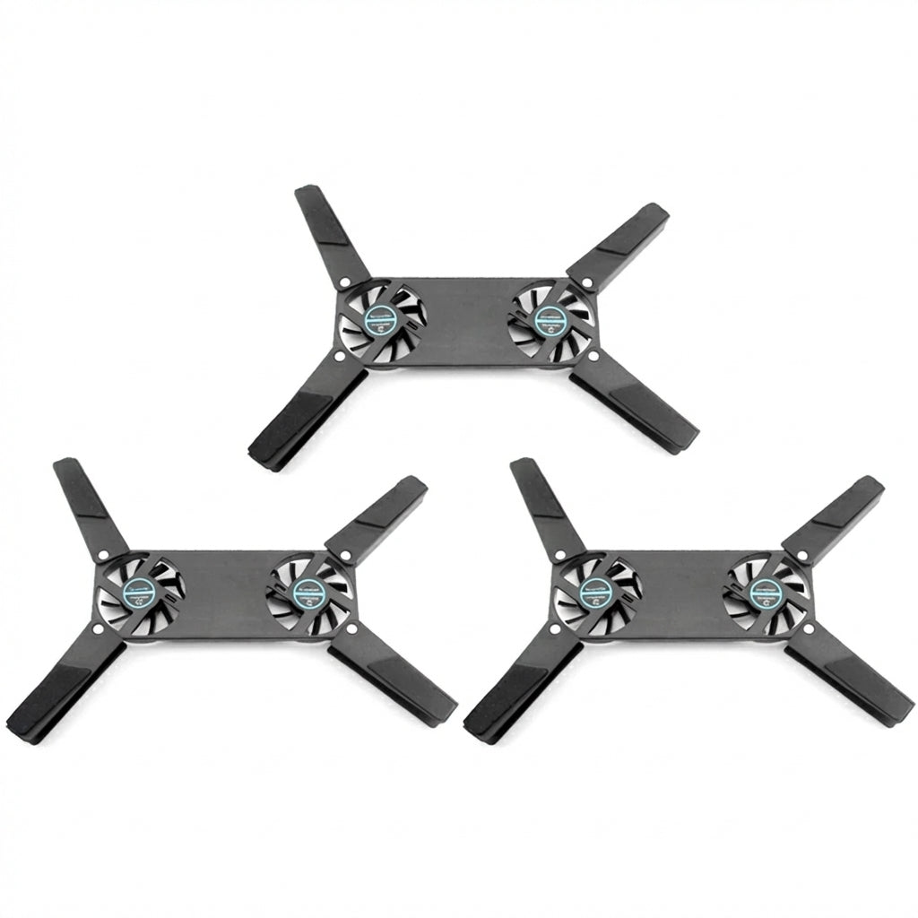 Portable Laptop Cooling Stand with Dual 60mm Fans
