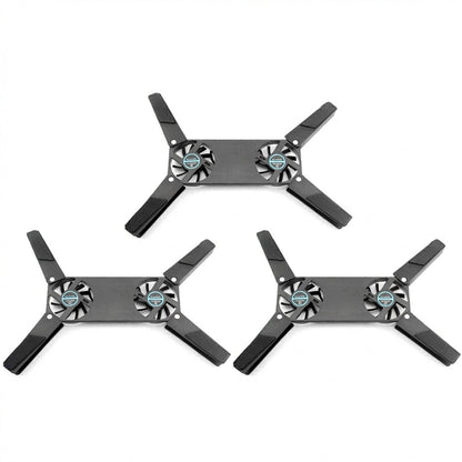 Portable Laptop Cooling Stand with Dual 60mm Fans