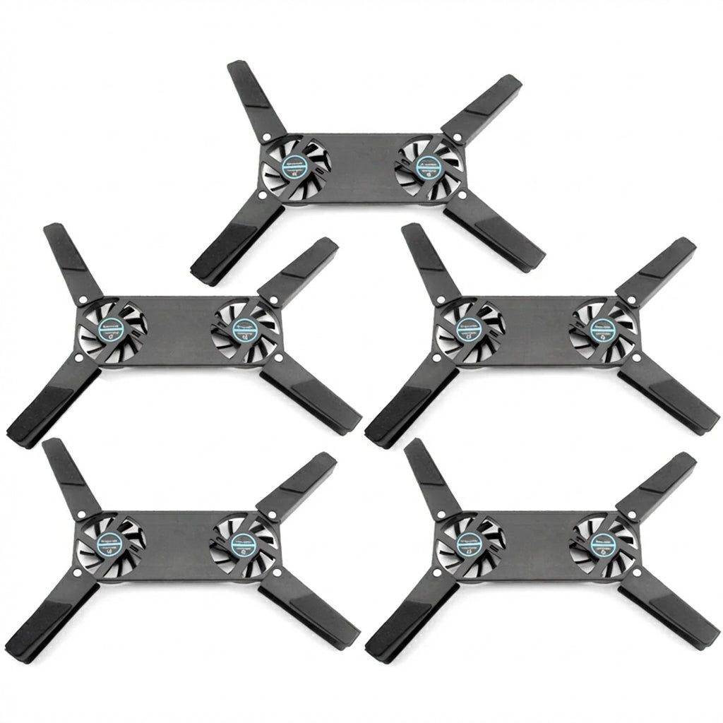 Portable Laptop Cooling Stand with Dual 60mm Fans