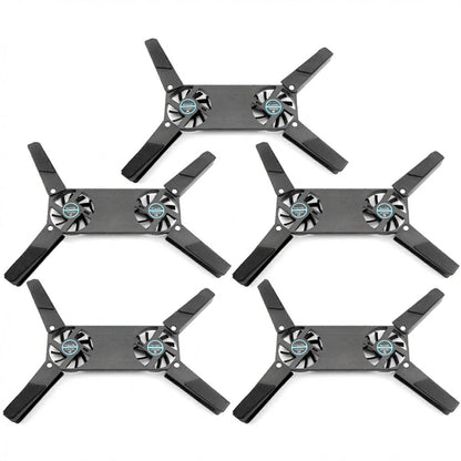 Portable Laptop Cooling Stand with Dual 60mm Fans
