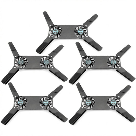 Portable Laptop Cooling Stand with Dual 60mm Fans