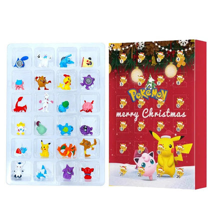 Advent Calendar with 24 Pokémon Figurines