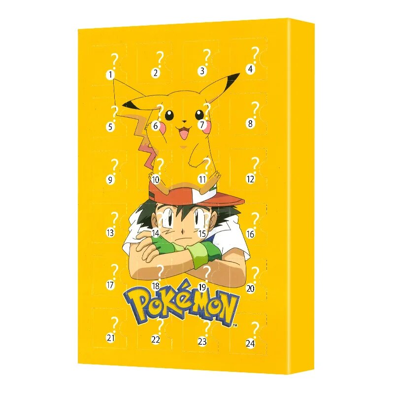 Advent Calendar with 24 Pokémon Figurines