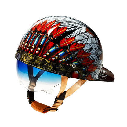 Motorcycle Baseball Helmet - DOT Certified