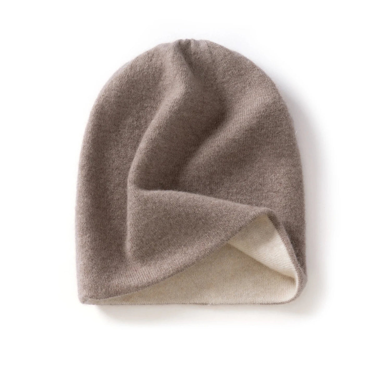 Double-Layer Knit Beanie for Men and Women - Cashmere Winter Hat